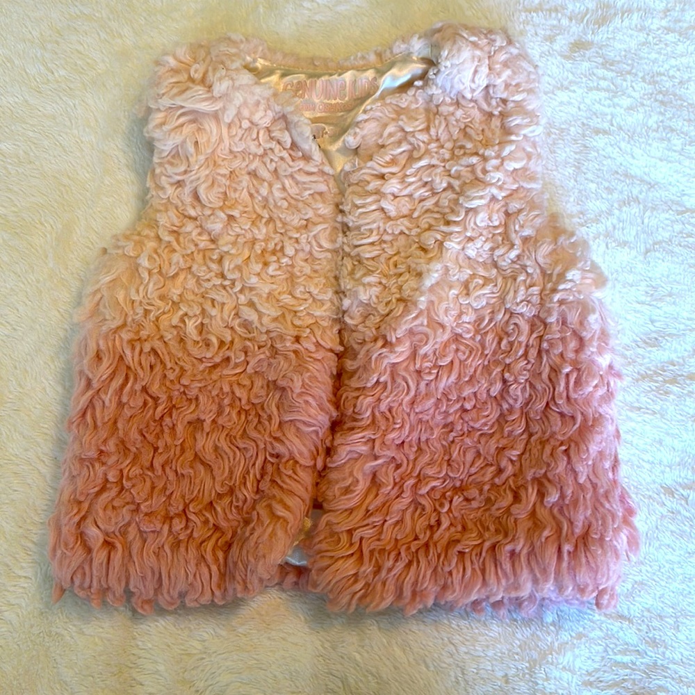 OshKosh Ombré Sherpa Vest, Size 2T-3T